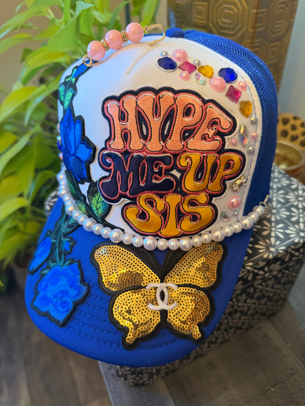 Hype Me Up Sis Junk Hat